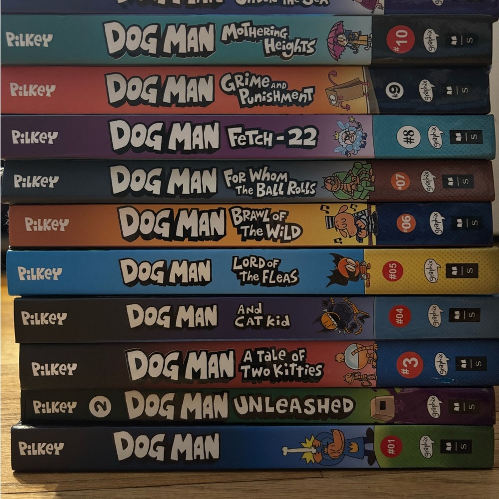 Dog Man book set.